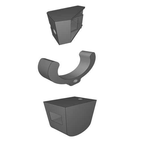 Supporto loadcell mod pedale - supporto,